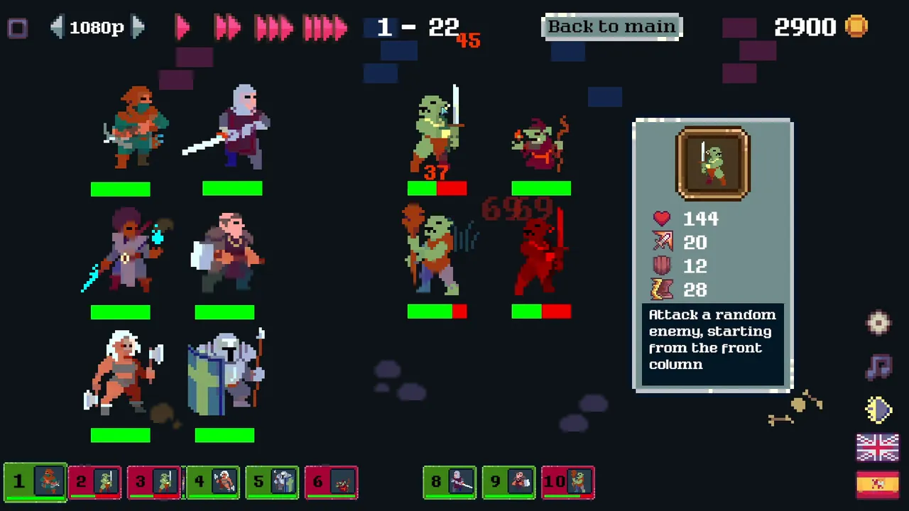 Dungeon Tactics: Idle, Incremental, Autobattler screenshot 1