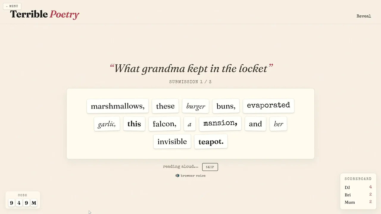 Terrible Poetry screenshot 4